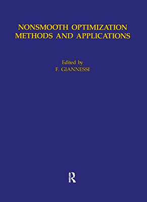 Nonmooth Optimierungsmethoden und Anwendungen: Verfahren - HardBack NEU G. Stampa