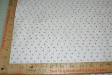 Seersucker Rosebud Flower Pink Cotton Fabric Craft Quilting BTY x 44"W Fast Ship