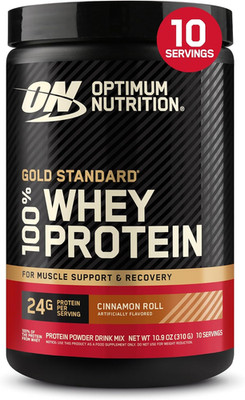 Gold Standard 100% Whey Protein Powder, Cinnamon Roll, 0.68 Pound (Pack of 1)