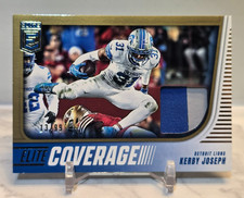 2025 Donruss Elite KERBY JOSEPH Elite Coverage 2 COLOR PATCH NFL  /99 LIONS