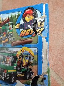 RARE LEGO CITY 60059 BOX-FOREST TRUCK-LOGGERS-2014-BOX+NOTICE-COMPLETE-