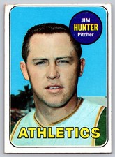 1969 Topps - #235 Jim Hunter | Oakland Athletics PR