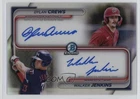 2024 Bowman Dual Auto Prospects /25 Walker Jenkins Dylan Crews #DBPA-CRJ