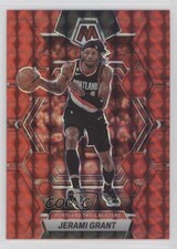 2022-23 Panini Mosaic Red Mosaic Prizm Jerami Grant #105 11h3