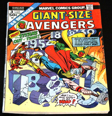 Giant-Size Avengers #3 VF (1975) - 1/2 of Guide!