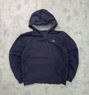 Lacoste Sport Herren Hoodie Kapuzenpullover Blau Gr. M Logo SH2128