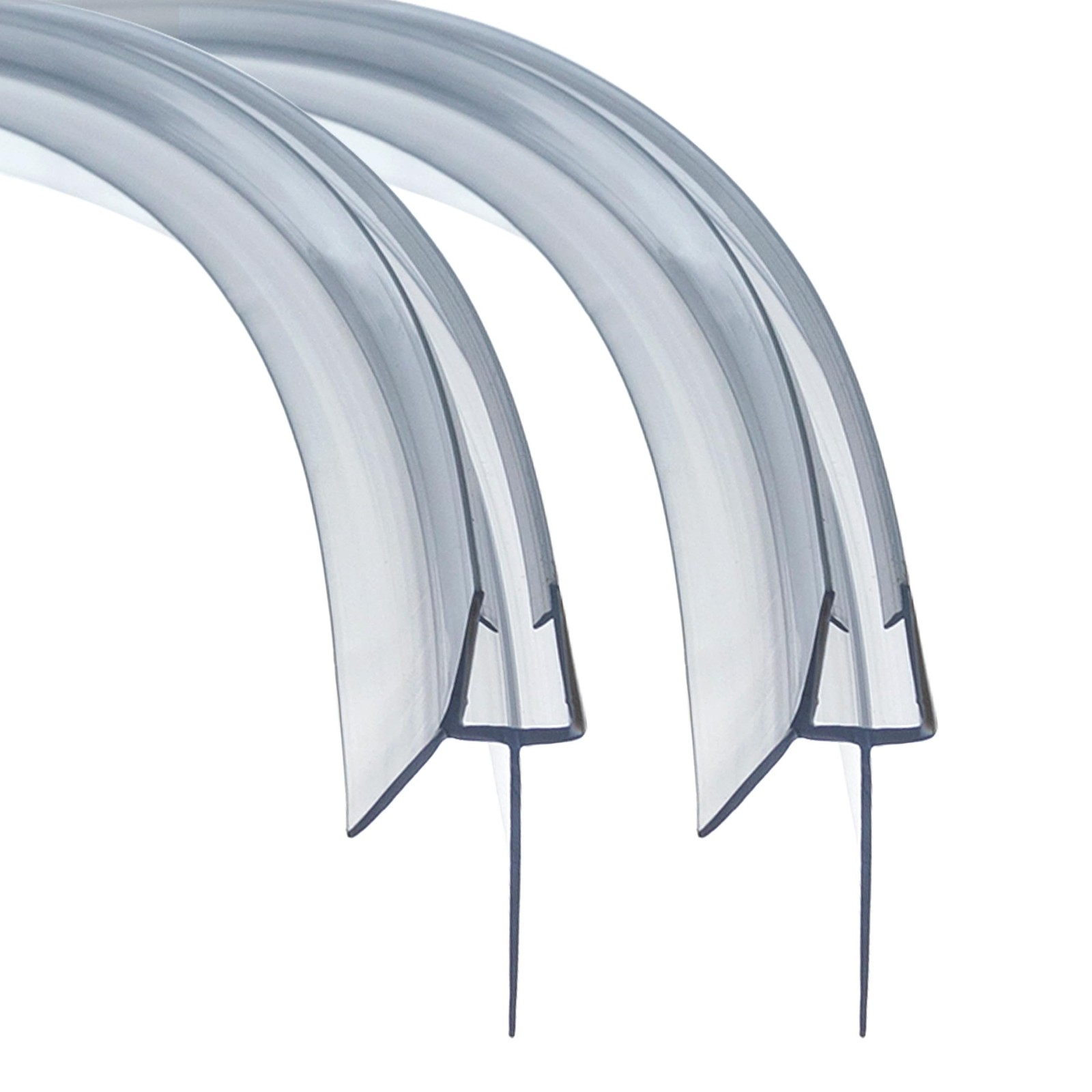 Joint de douche courbé étanchéité porte verre 4mm 5mm 6mm lèvre caoutchouc 40 cm