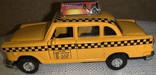 VTG Diecast Pullback Classic-Welcome To New York  City Yellow Taxi Cab Toy Car