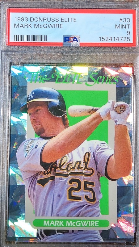 1993 Donruss - The Elite Series Mark McGwire #33 /10000