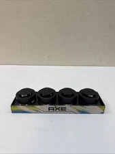 AXE Black Car Air Freshener Gel Can - Odor Eliminator for Strong Odor, 4 Packs