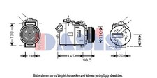 KOMPRESSOR KLIMAANLAGE AKS DASIS 851808N FÜR BMW KLIMA KOMPRESSOR