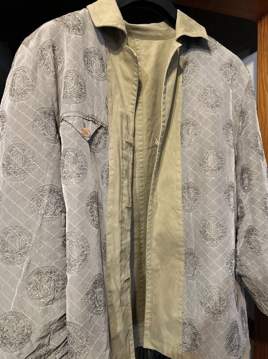 Gianni Versace Reversible Silk Coat Jacket Size M thumbnail 2