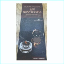 Kleancolor Best Brow Mates Brow Powder & Gel Kit Ash Medium Brown Shade