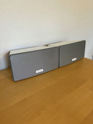 2x Sonos Play:3 WLAN Lautsprecher weiß -(S2-Fähig) - Guter Zustand