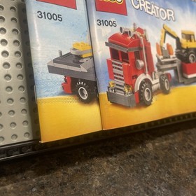 Instruction Manuals Only For LEGO CREATOR Construction Hauler & Excavator 31005