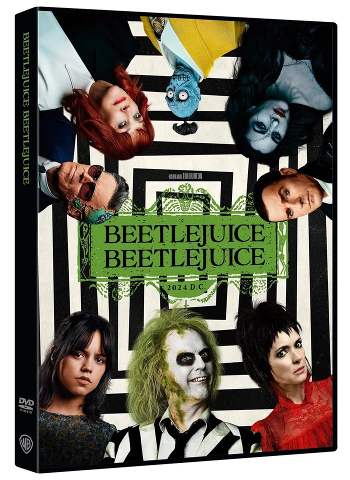 WARNER BROS. Dvd BEETLEJUICE BEETLEJUICE 2024 D.C. nuovo sigillato 2024
