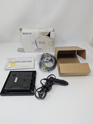 Sony CPM-200P Discman Car Mount Plate/Power Adapter - Picture 2 of 9