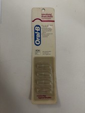 Oral B Interdental Brush Refills 4 Extra Fine Tapered Brushes Dated 1991 ADA