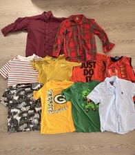 LOT OF 10 Boys Shirts Lot - Under Armour, Nike, Polo Sz 8-10 FOR KIDS