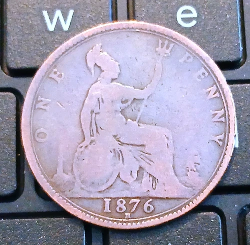 1876 Victoria Penny — photo from the most recent tracked eBay sale