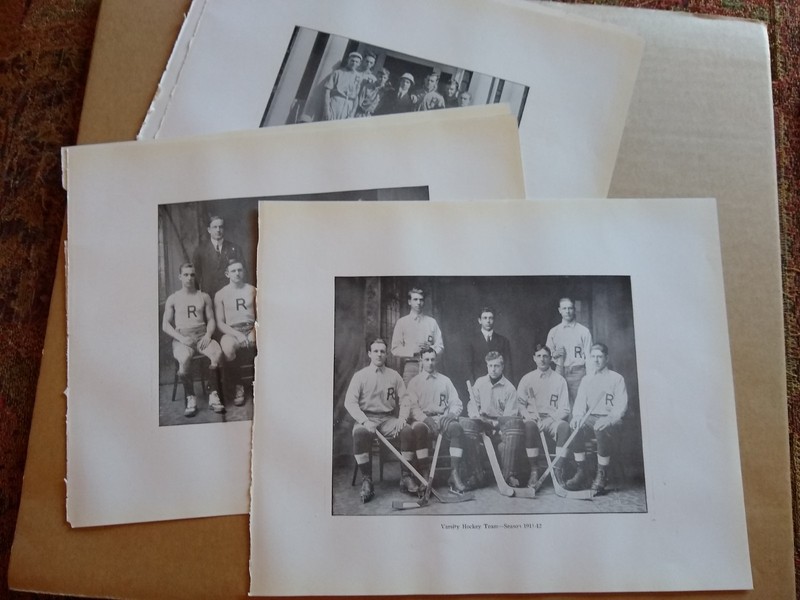 1911-12 RPI Sports Team Pictures Hockey Football Baseball Basketball Rensselaer
