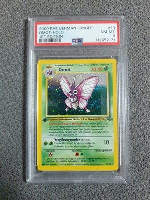 Pokemon Omot #13 / Jungle Holo 1. Edition Deutsch / PSA 8