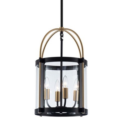 Artcraft Lighting AC11514 Bonita 4 Light 13''W Pendant - Black