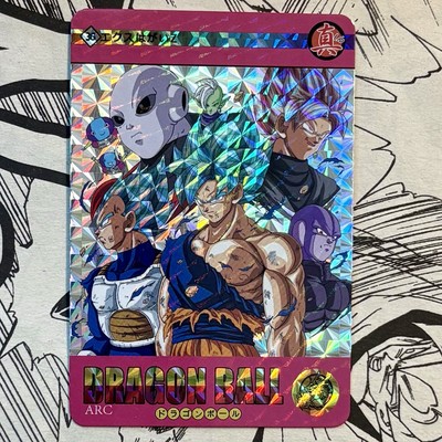 Dragon Ball Super Holo Prism Card SS Blue Vegeta Goku Black Jiren Zamasu Hit  18