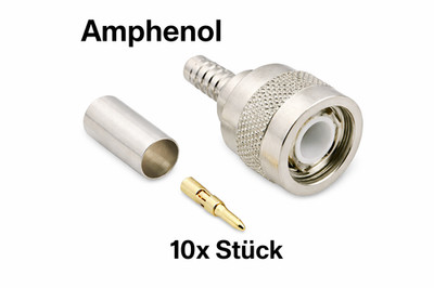 Amphenol RF 031-2373  TNC Koaxialstecker   10 Stück   Neu   Stück 2,99  
