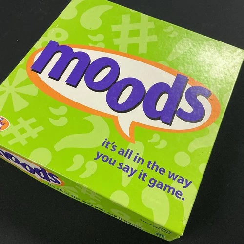 MOODS Board Game 100% COMPLETE READ Family Adult 2000 Hasbro Party Vintage Rare