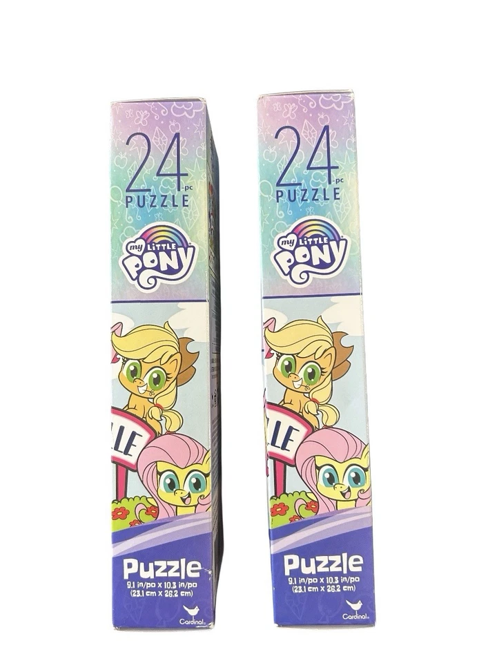 小马宝莉拼图套装 24 件魔法冒险 Ponyville Harboro 红衣主教游戏 — 第 2/4 张图片