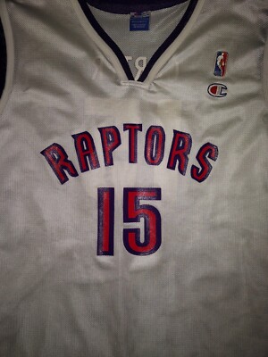 VTG VINCE CARTER TORONTO RAPTORS #15 CHAMPION SZ 44 JERSEY NBA