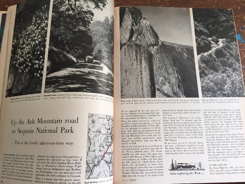 May 1962 Sunset Magazine Mid Century MCM Sequoia National Park - Picture 4 of 11