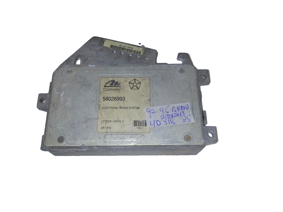 56026993 Jeep Grand Cherokee 1993-1995 ABS Control Module | eBay