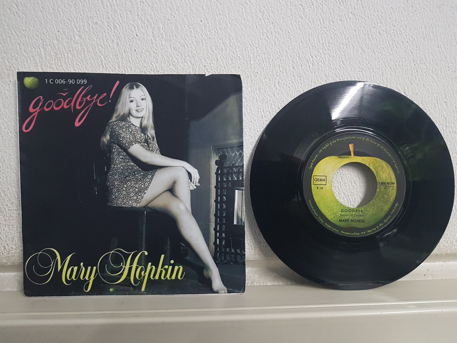 Mary Hopkin - Goodbye / Sparrow - 1969 Single LP 7" LP Those were the days Turn