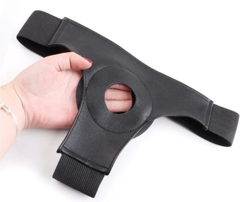 Elastic Adjustable Strapon Harness Lesbian Strap-On Wearable Pu Leather Panties - Bild 1 von 13