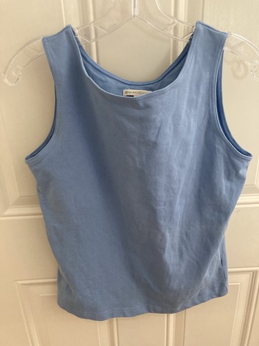 GAIAM ORGANIX women’s large blue organic cotton top