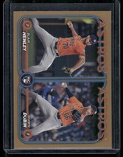 2024 Topps Update #US252 Blair Henley / Shawn Dubin RCOM, SN2024 Gold