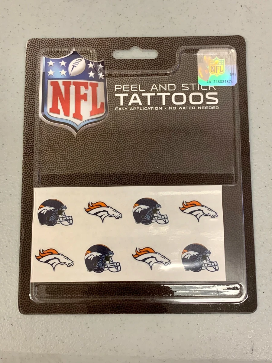 Denver Broncos Temporary Tattoos