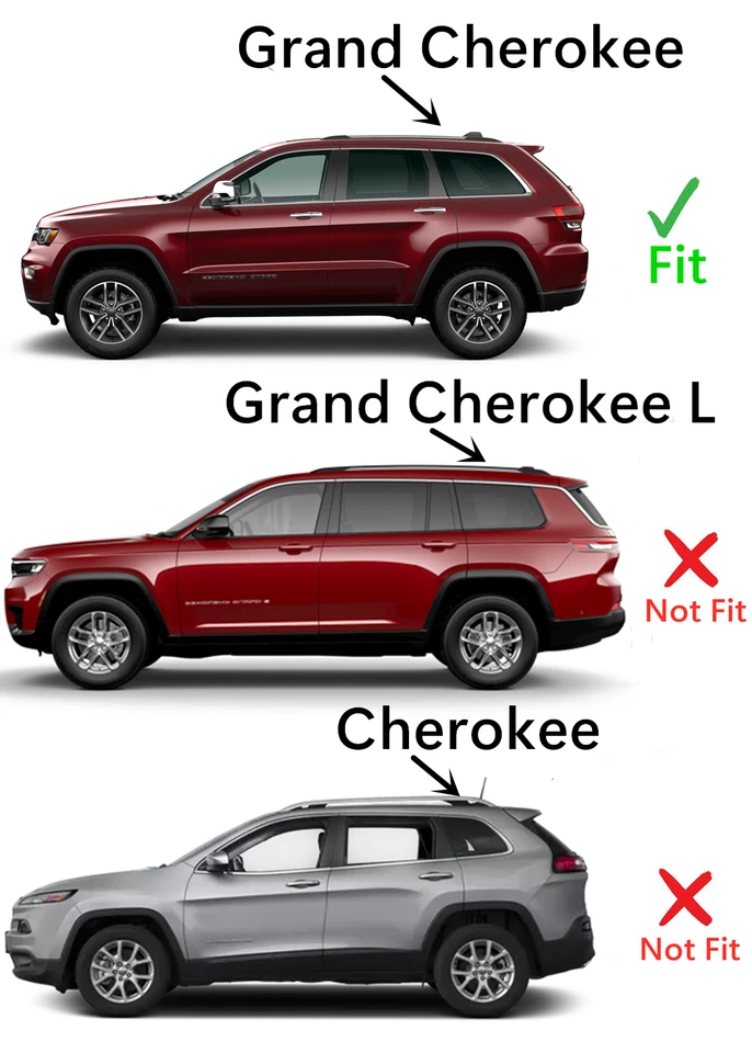 Fits 17-21 Jeep Grand Cherokee Driver Left Quarter Window Glass Platinum OE W/A. - Image 3 of 4