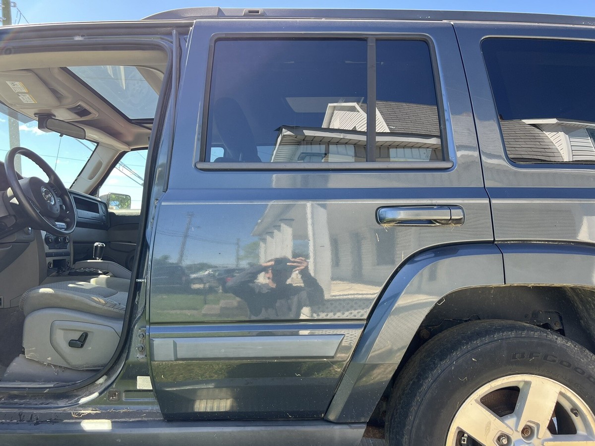 DOOR 2006-2010 Jeep Commander DRIVER REAR DOOR LR Power Steel Blue