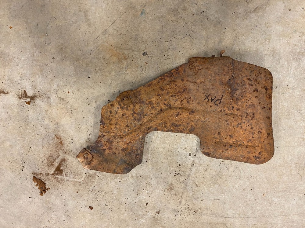 1961 Oldsmobile Starfire rear wheel well splash shield