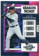 2022 Panini Chronicles Contenders Optic Pink Pulsar Spencer Torkelson Rookie