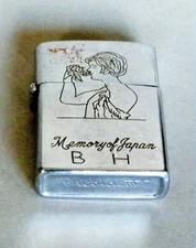 VINTAGE NAUGHTY 1950'S  FLINT LIGHTER BY PRESIDENT, JAPAN