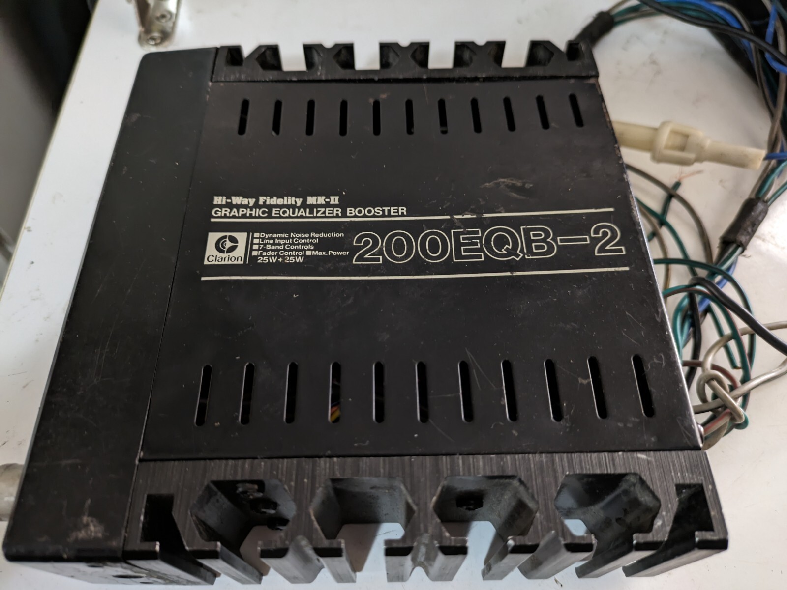 Clarion 200Eqb2 Equalizer Old School Car Equalizer Booster 7 Band READ