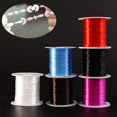 Strong Stretchy Elastic Beading Thread Cord Bracelet String Jewelry DIY 1MM J~NA