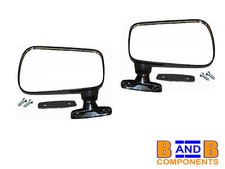 VW DOOR WING MIRRORS PAIR GOLF MK1 JETTA 171857502D A416