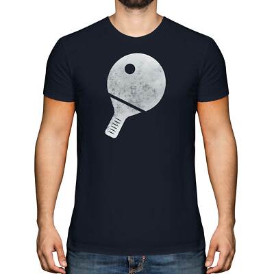 PING PONG DISTRESSED DRUCK HERREN T-SHIRT VINTAGE STIL DESIGN TOP TISCHTENNIS