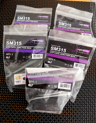 5x Knightsbridge SM315 CAT6 Anschlussdose 