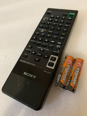 sony music system remote